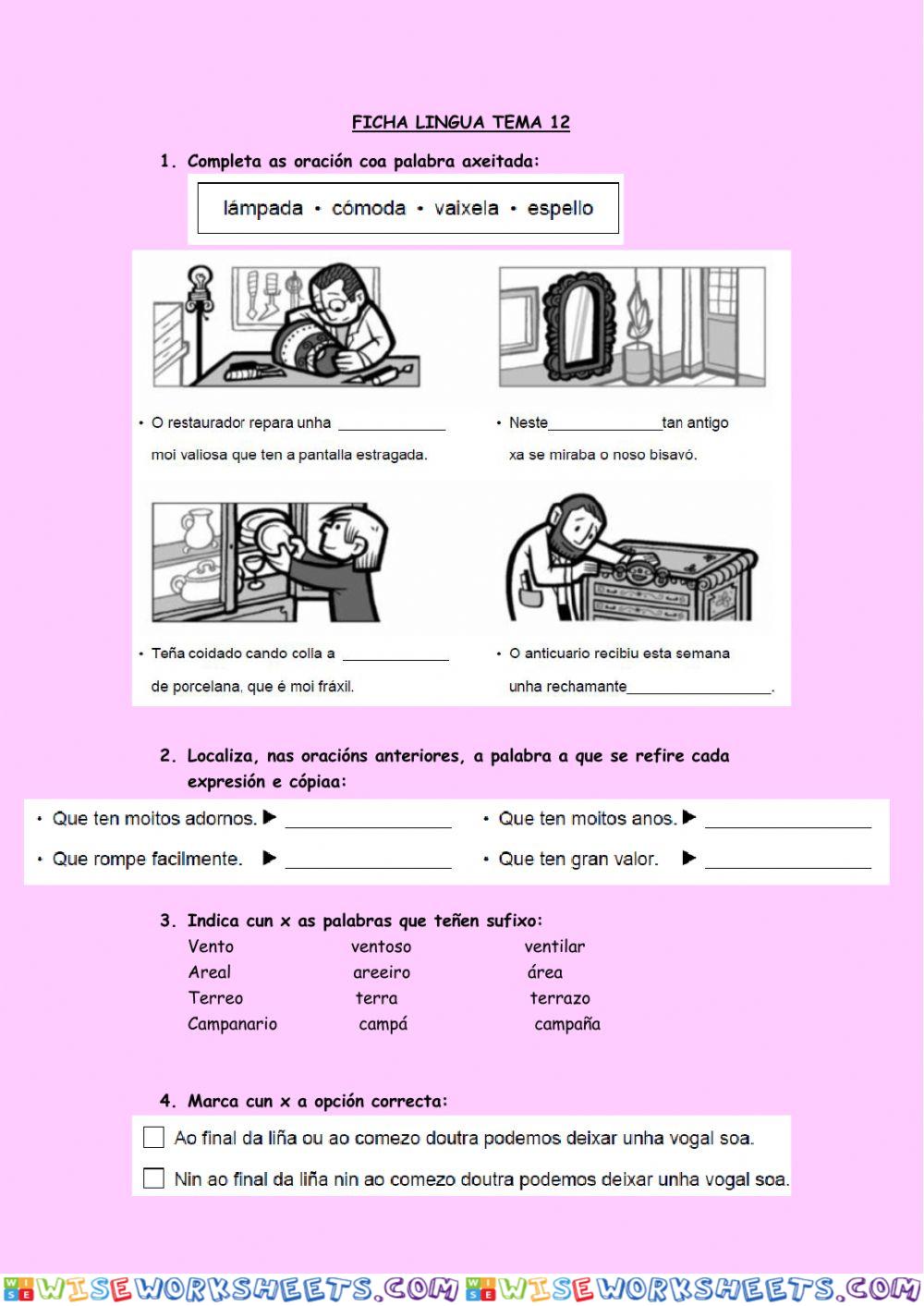 Lingua tema 12