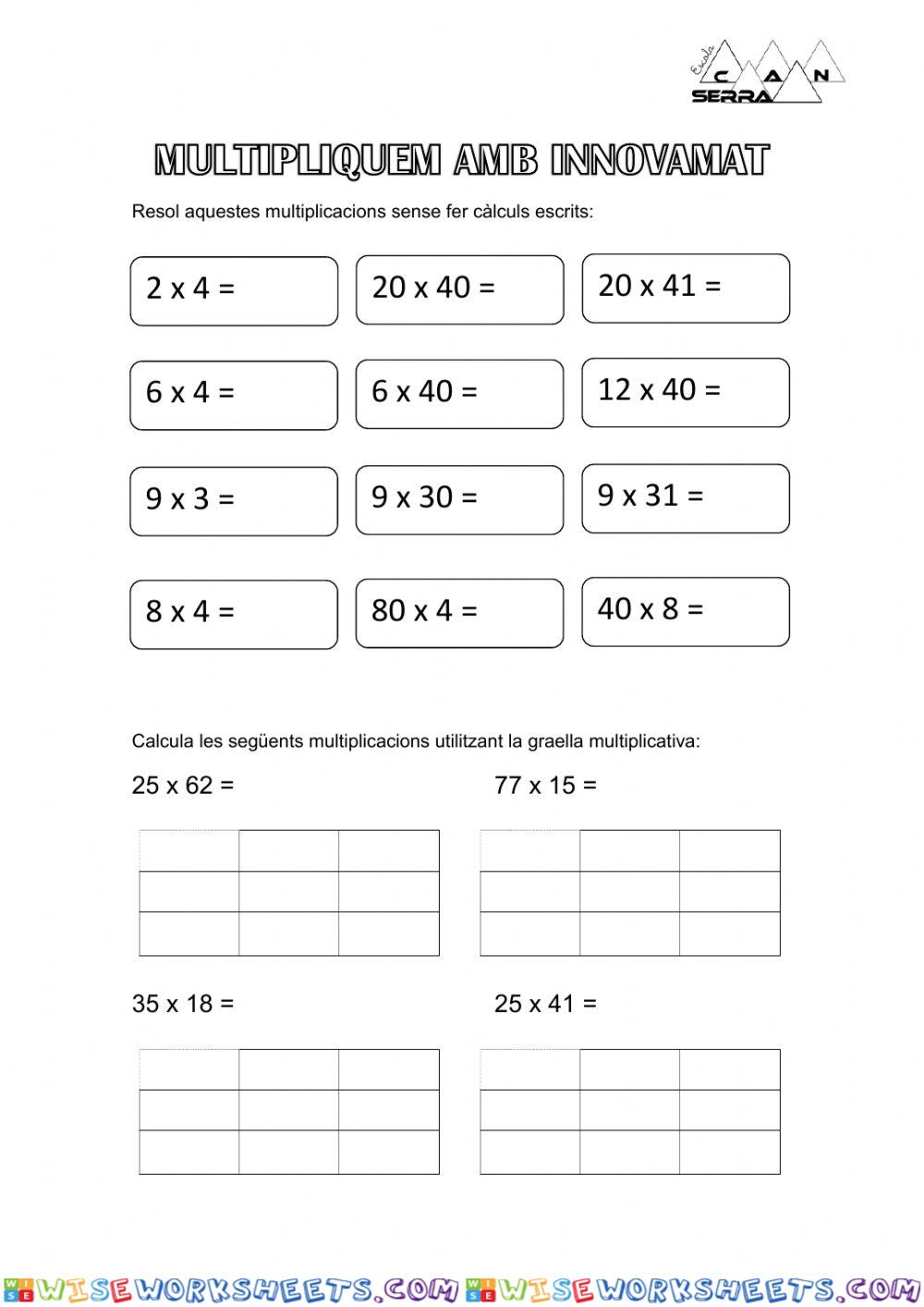 worksheet