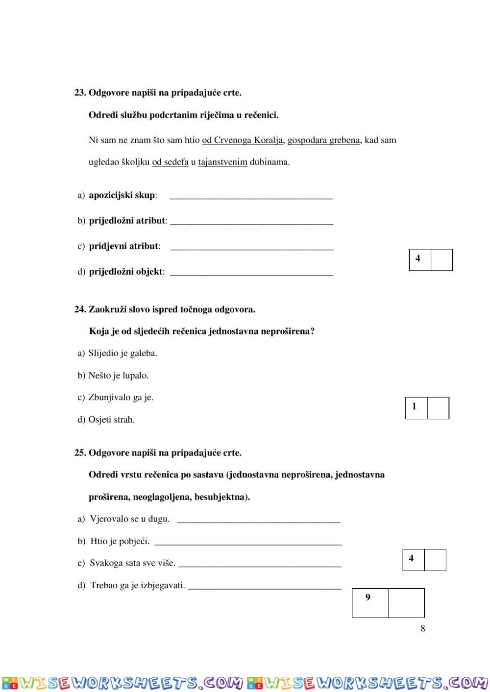 worksheet