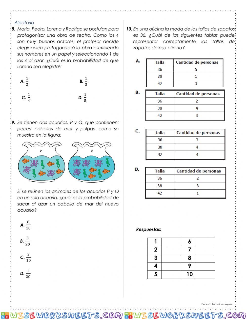 worksheet