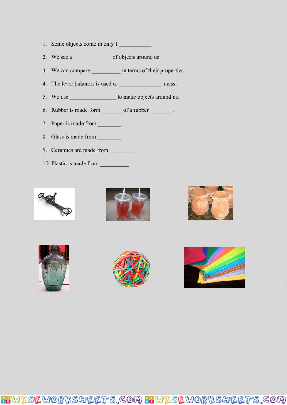 Objects around us