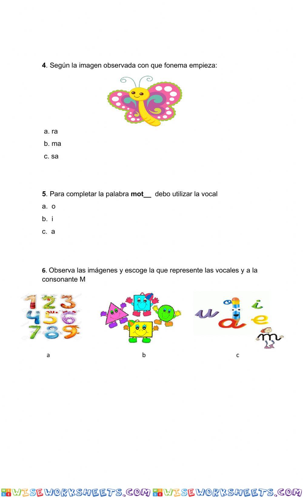 worksheet