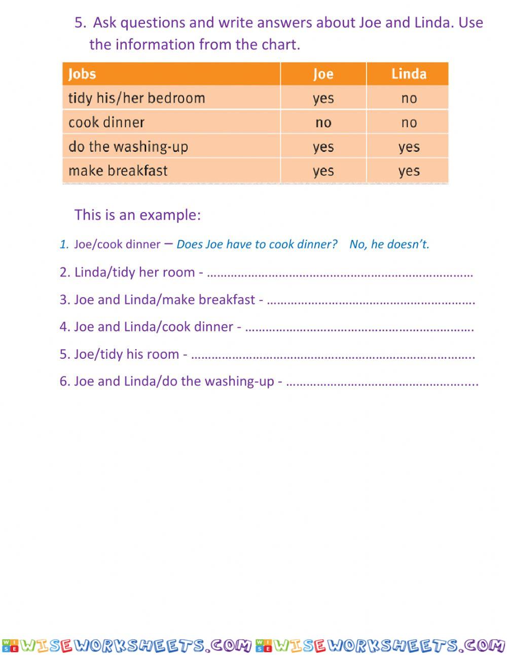 worksheet