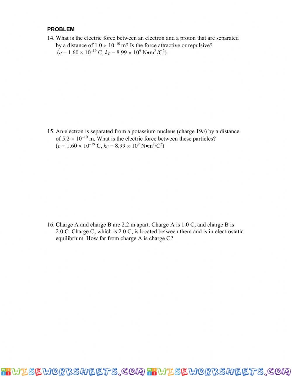 worksheet