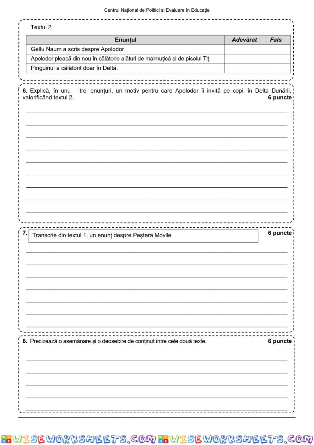 worksheet