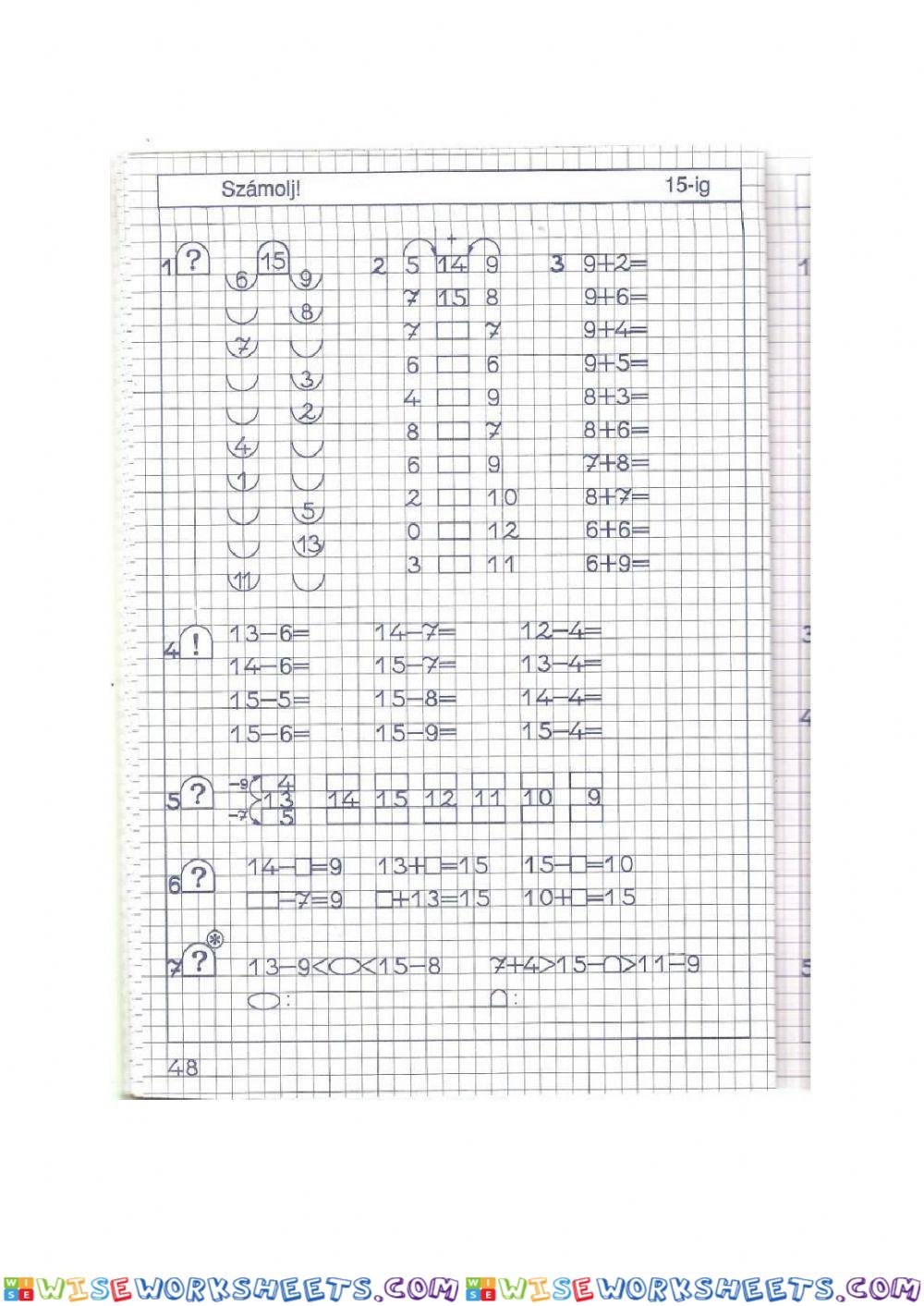 Matematika 15-ig számolunk