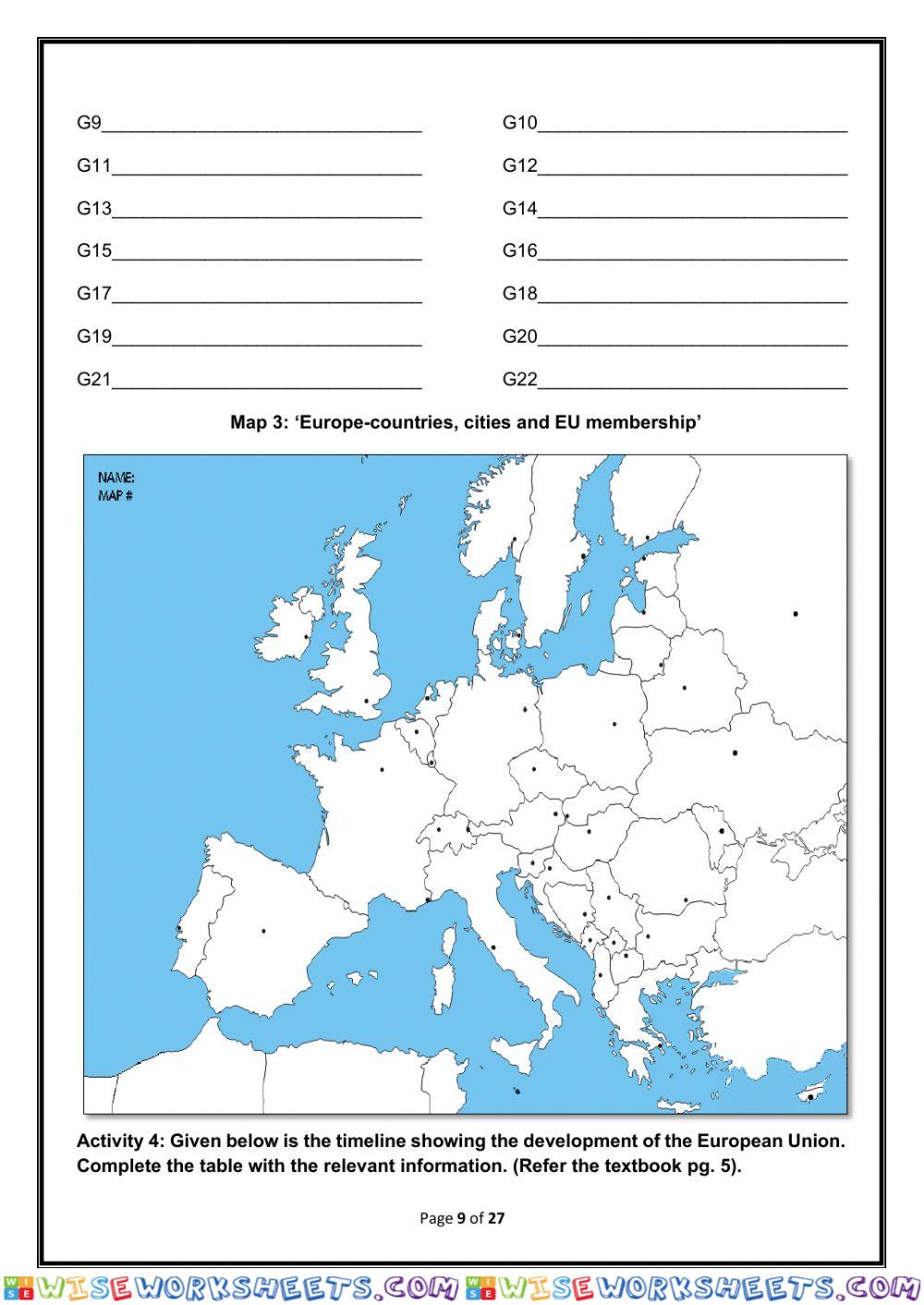 worksheet