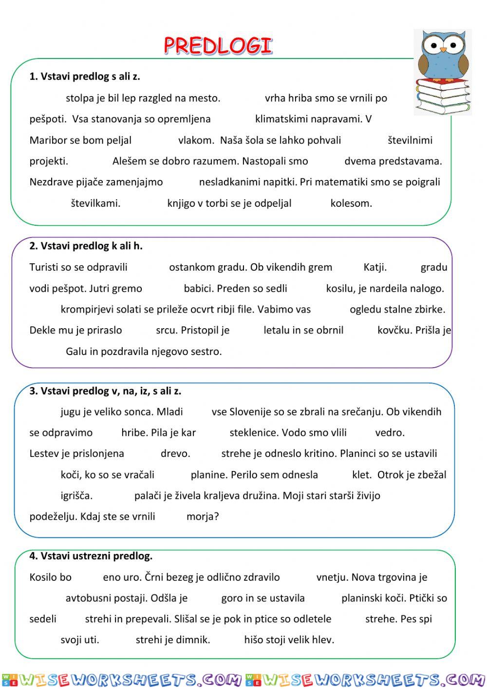 Predlogi