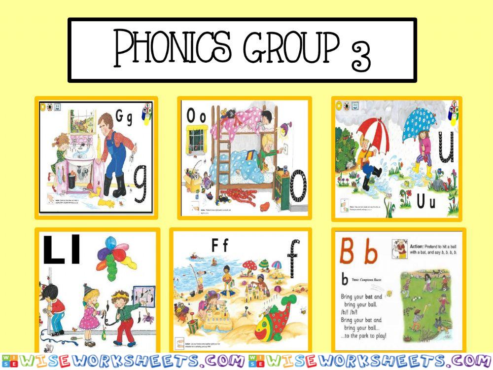 Phonics group 3