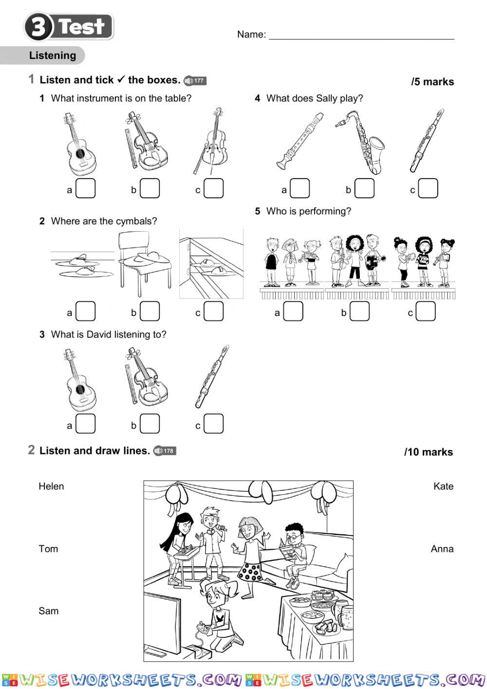 Bright ideas unit 3 Test