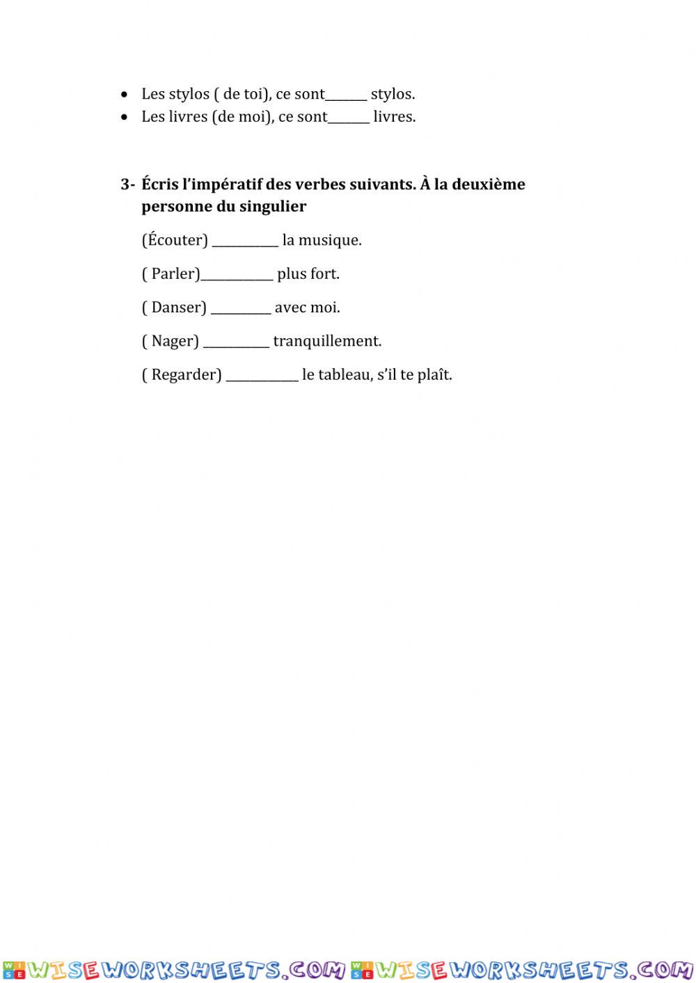 worksheet