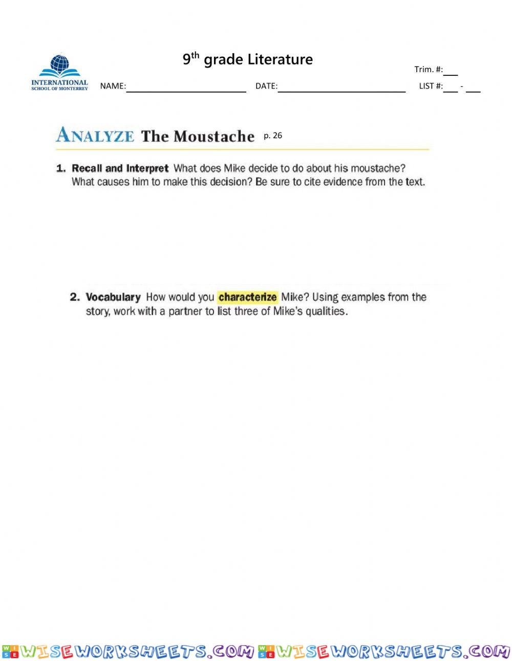 9-Analyze The Moustache p. 26