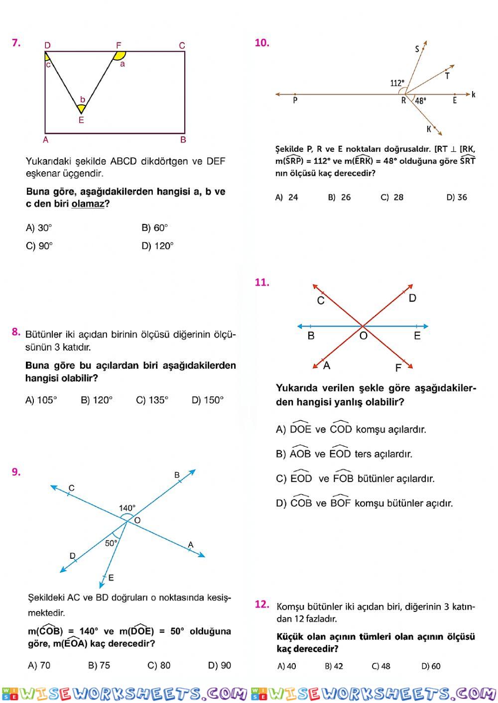 worksheet