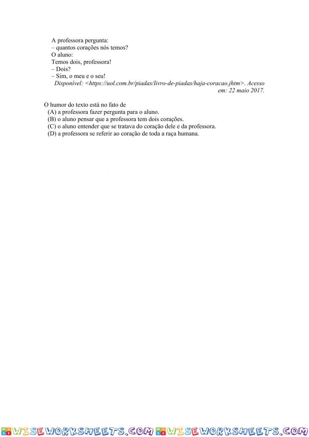 worksheet