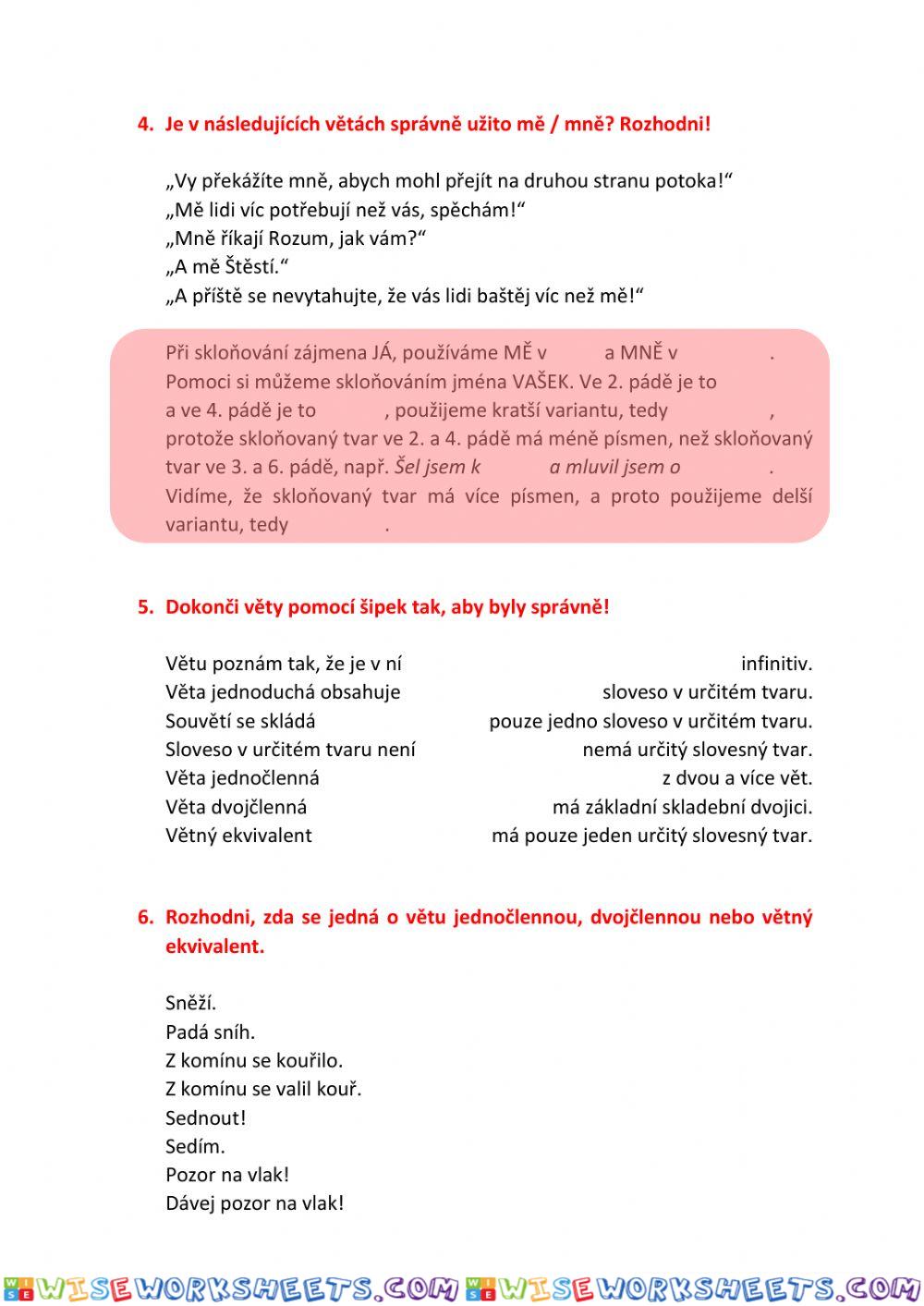 worksheet