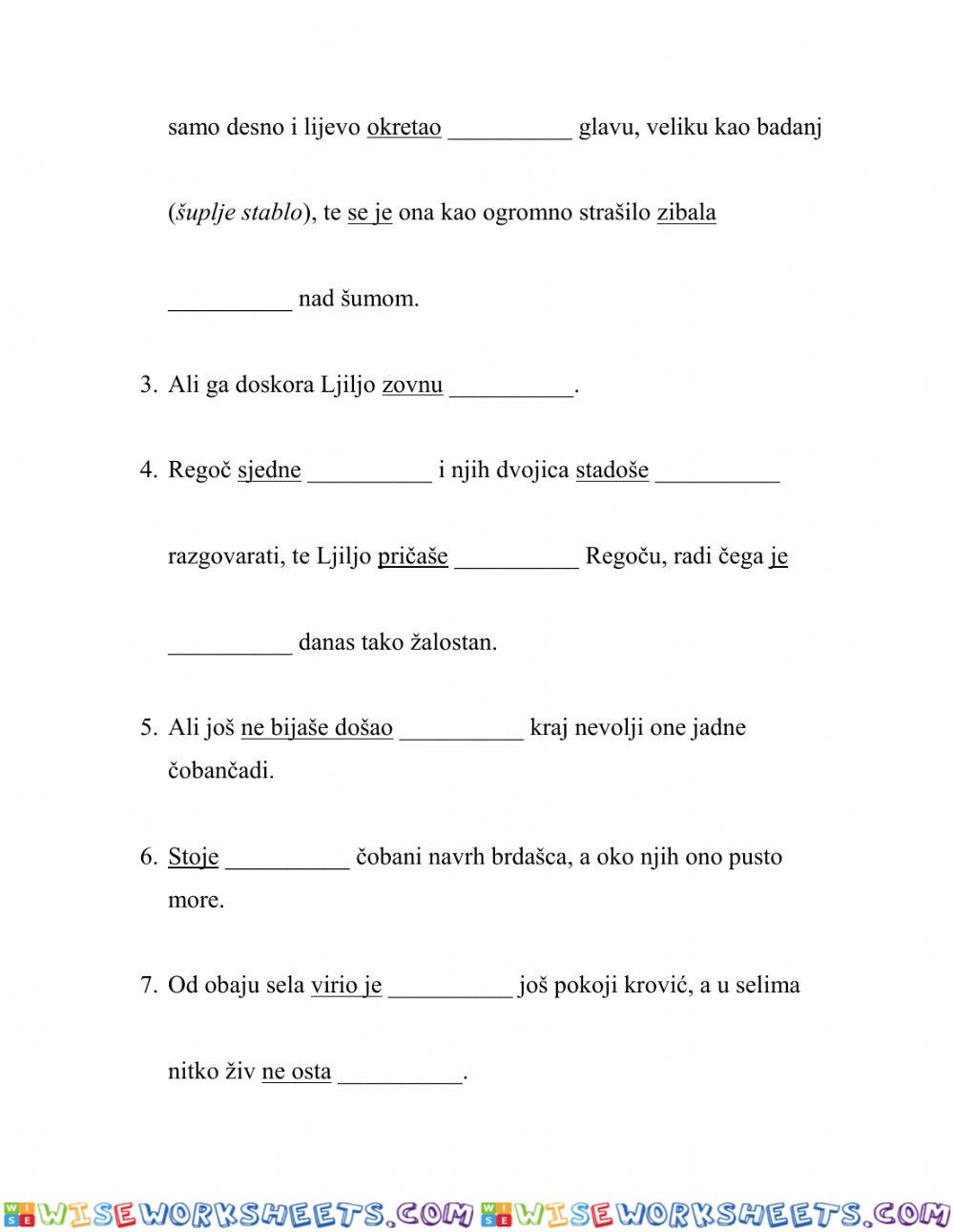 worksheet