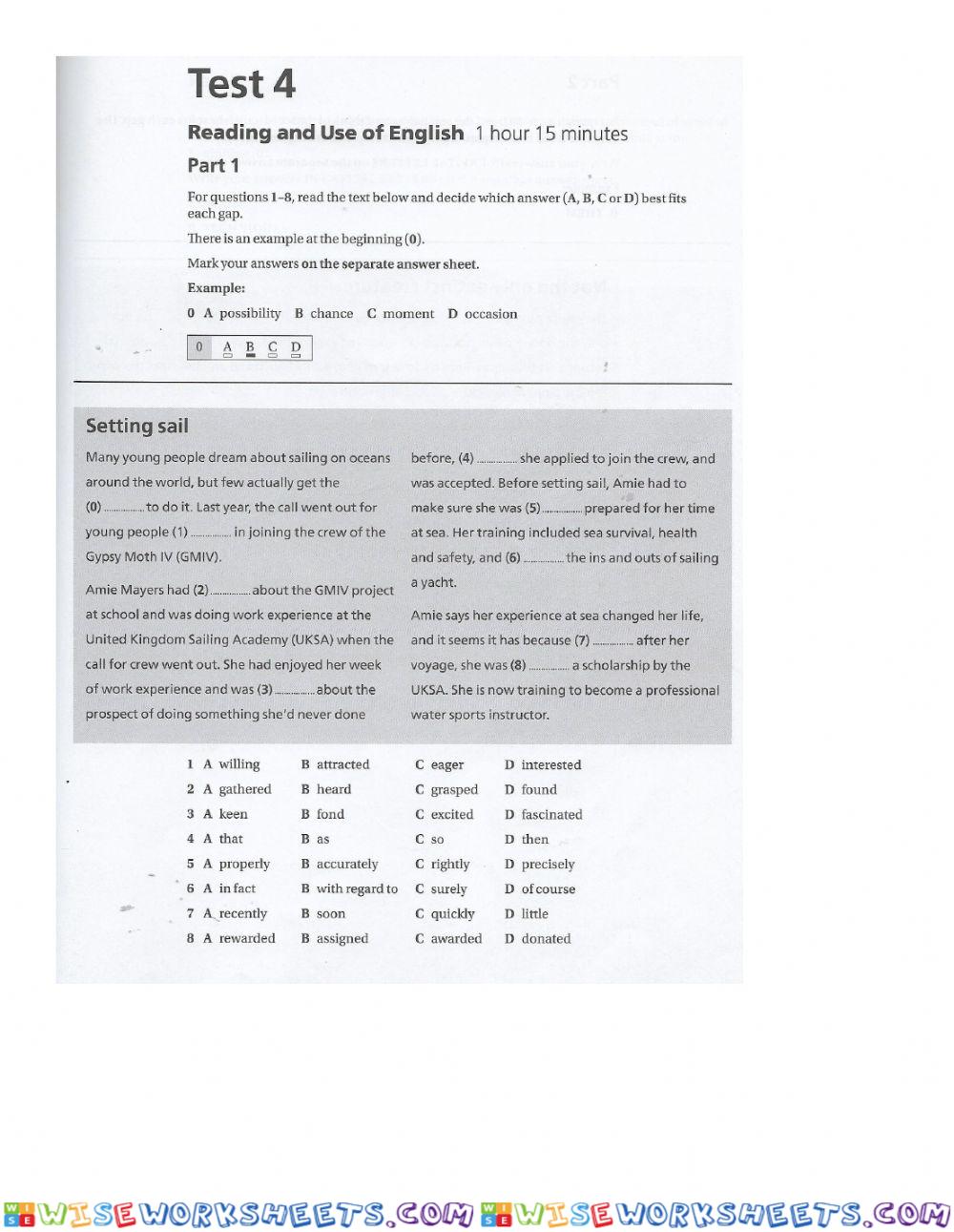 Use of english, parts 1,2,3,4 (builder)