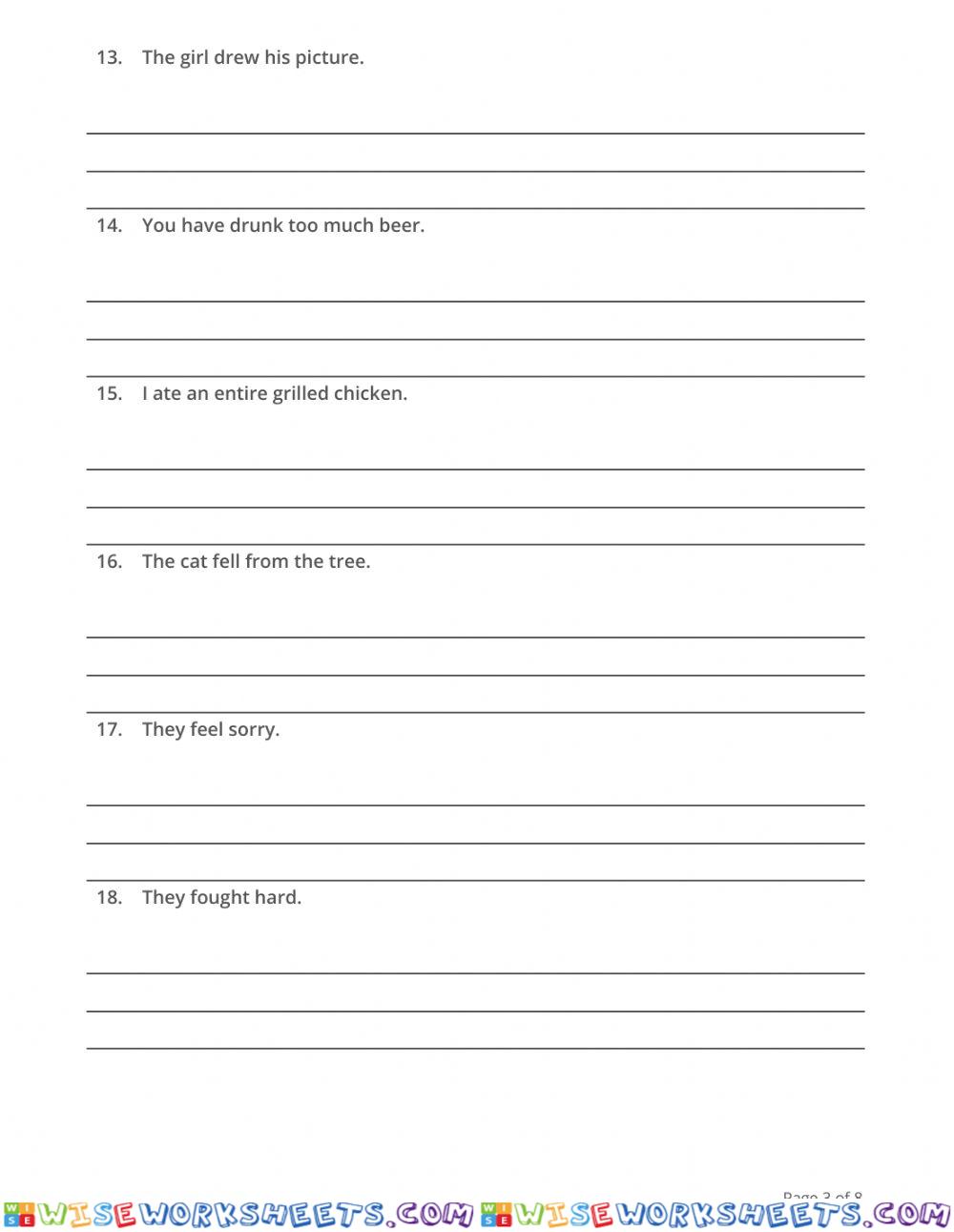 worksheet