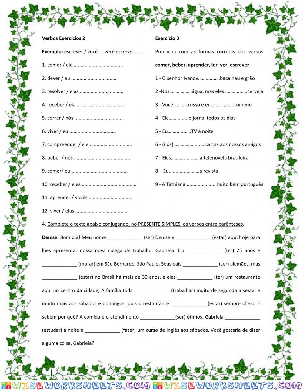 worksheet