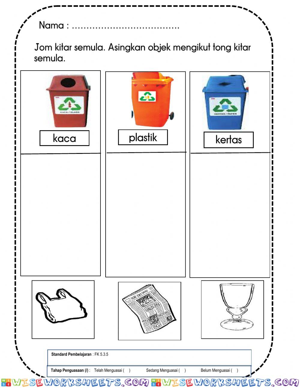 Kemanusiaan minggu 24 (tong kitar semula)