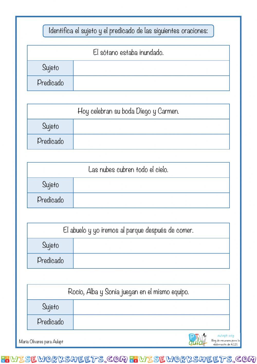 worksheet