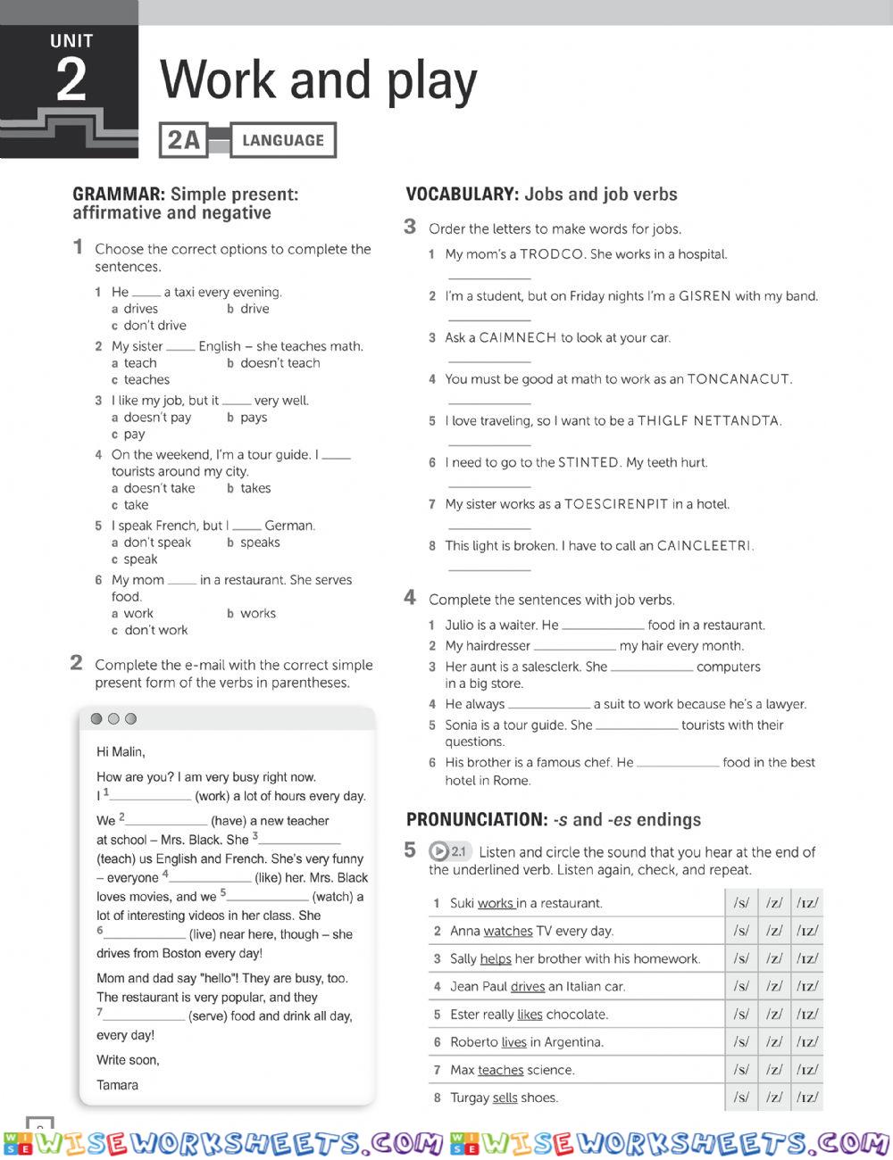 Hw - jobs and jobs verbs