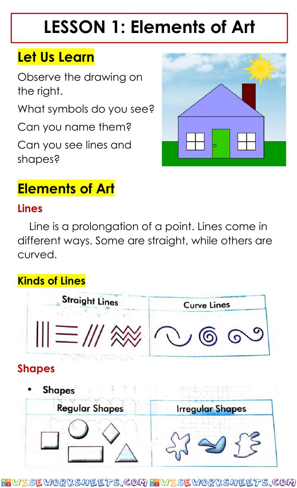 Elements of arts