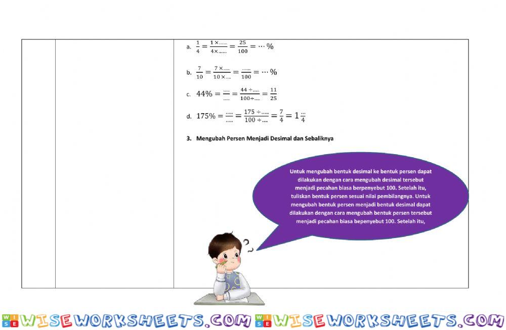 worksheet