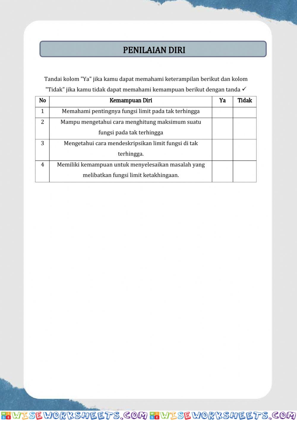 worksheet