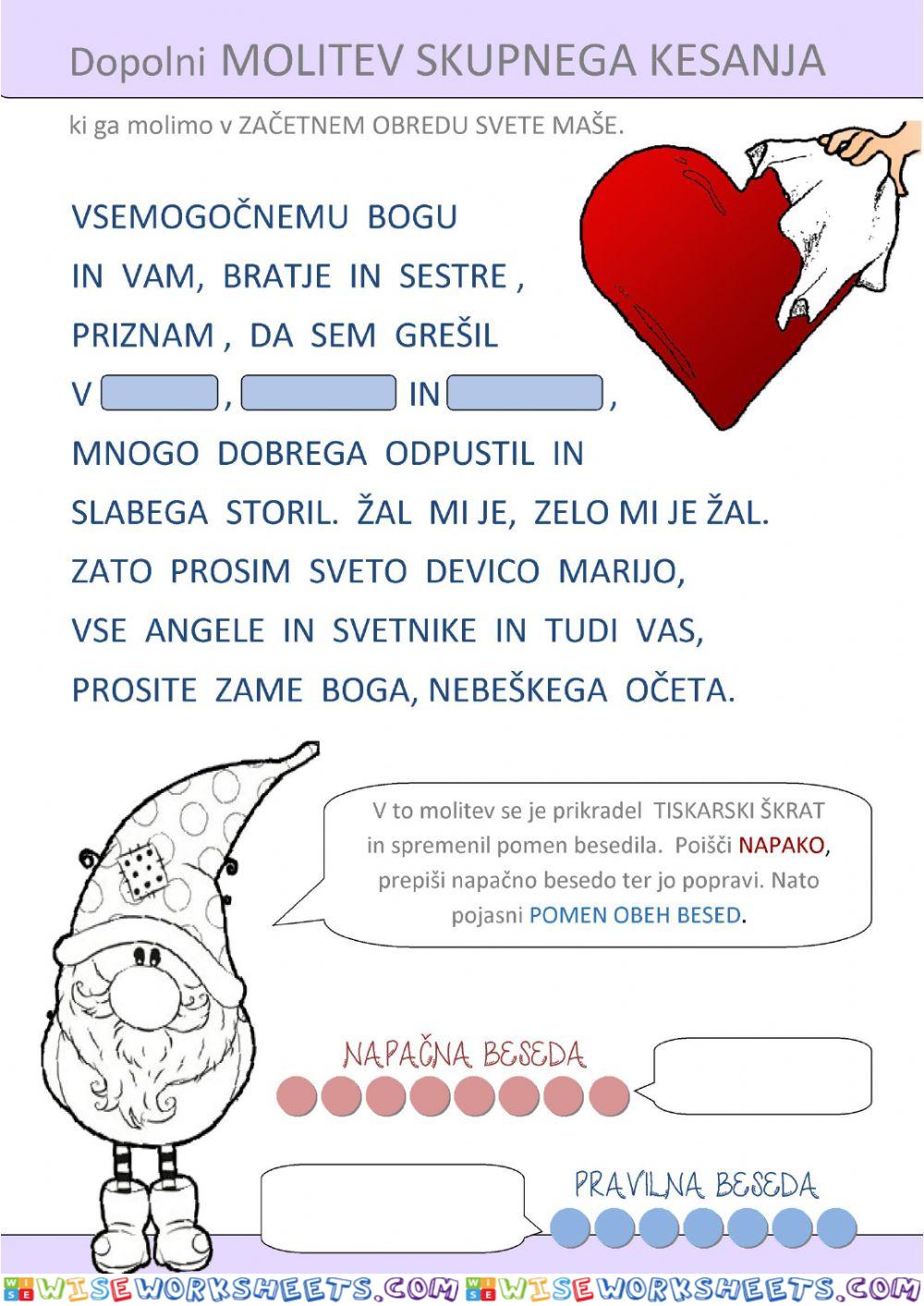 worksheet
