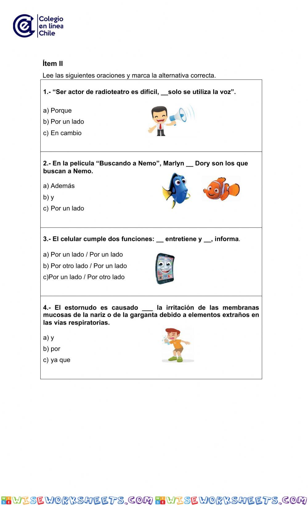 worksheet