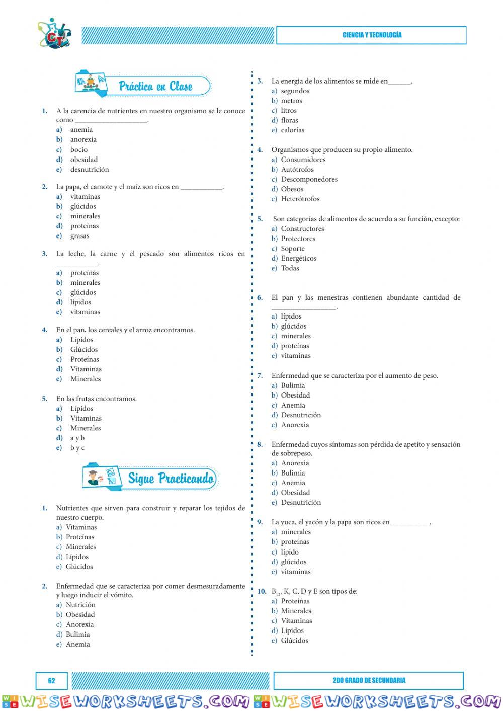 Nutrición y salud