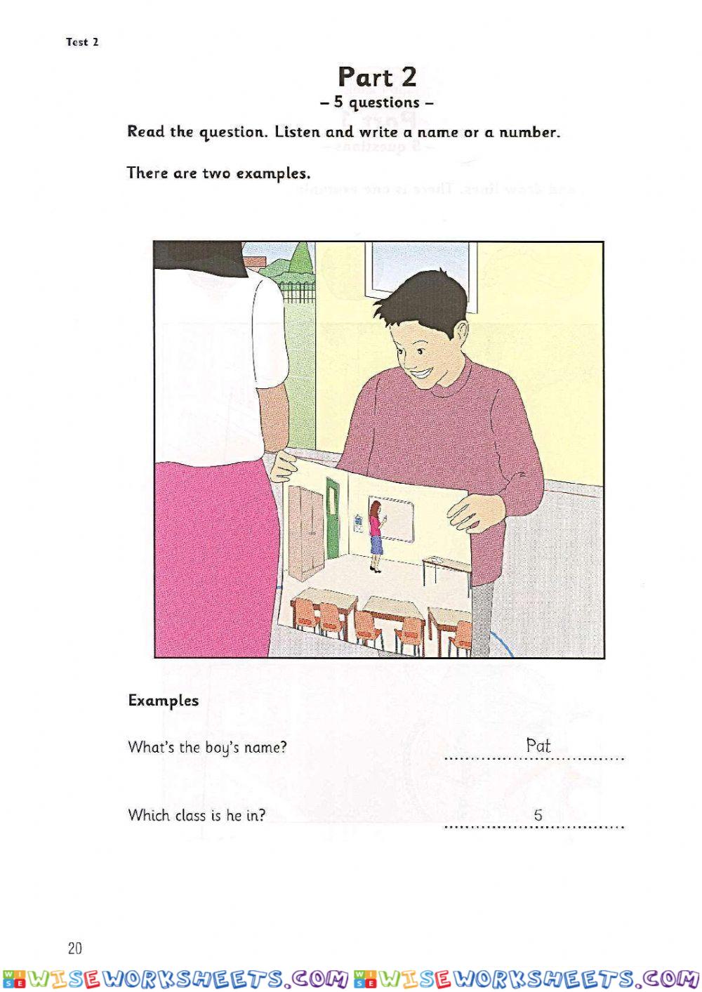 worksheet