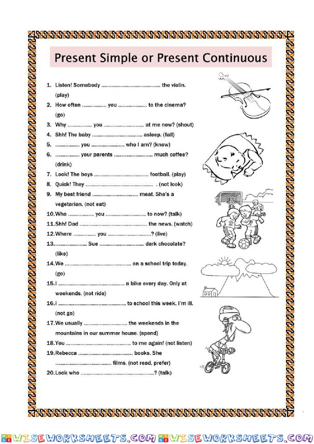 worksheet