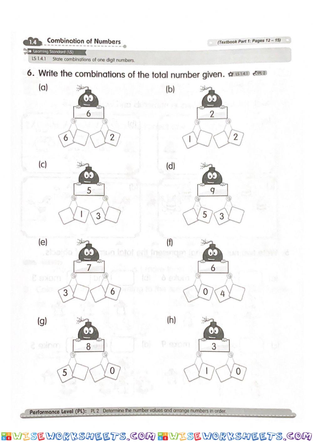 Combination Numbers