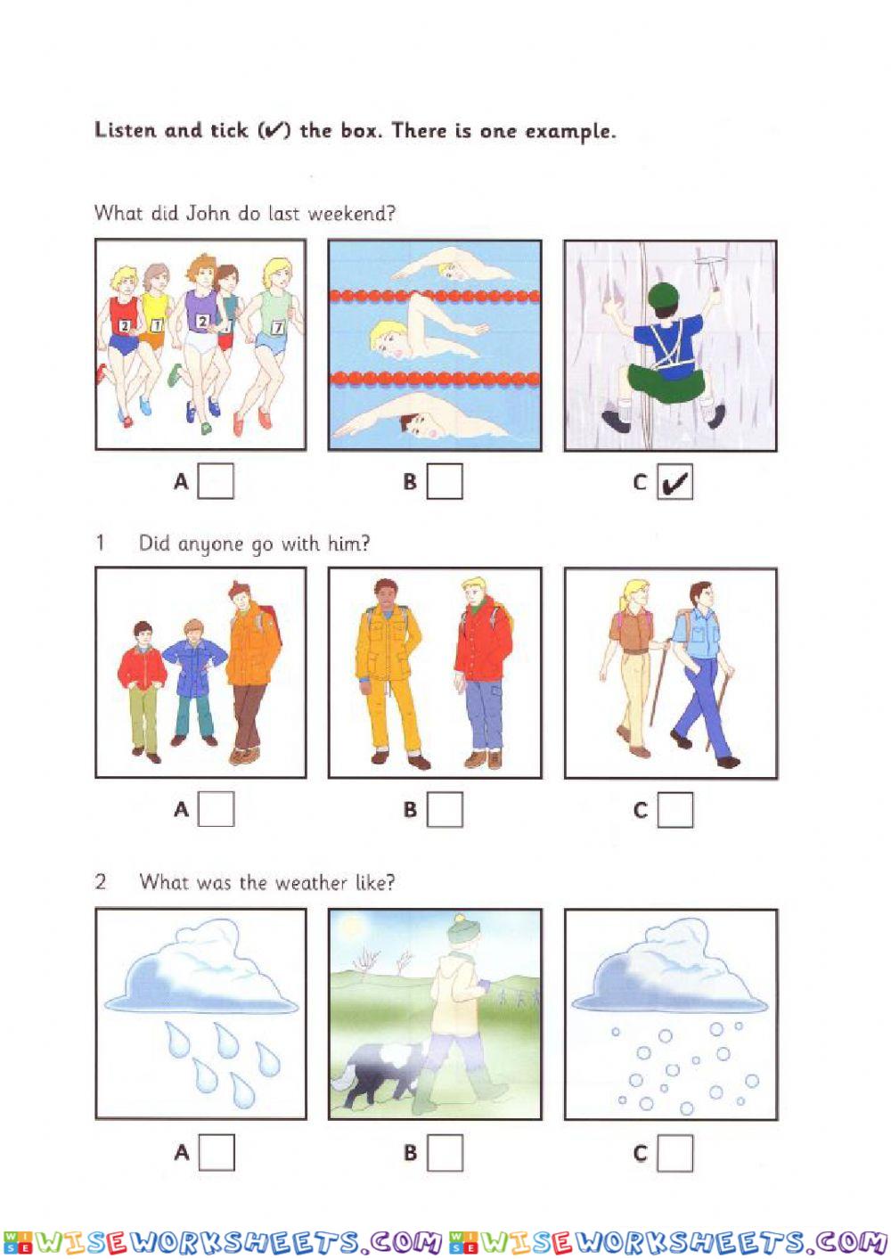 F Listening Test 1 Part 3