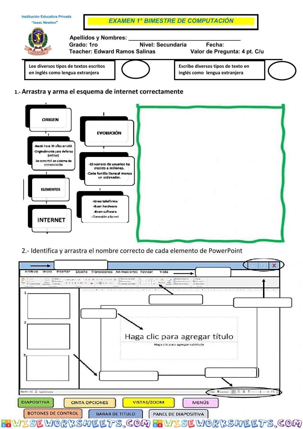 Examen i bimestre