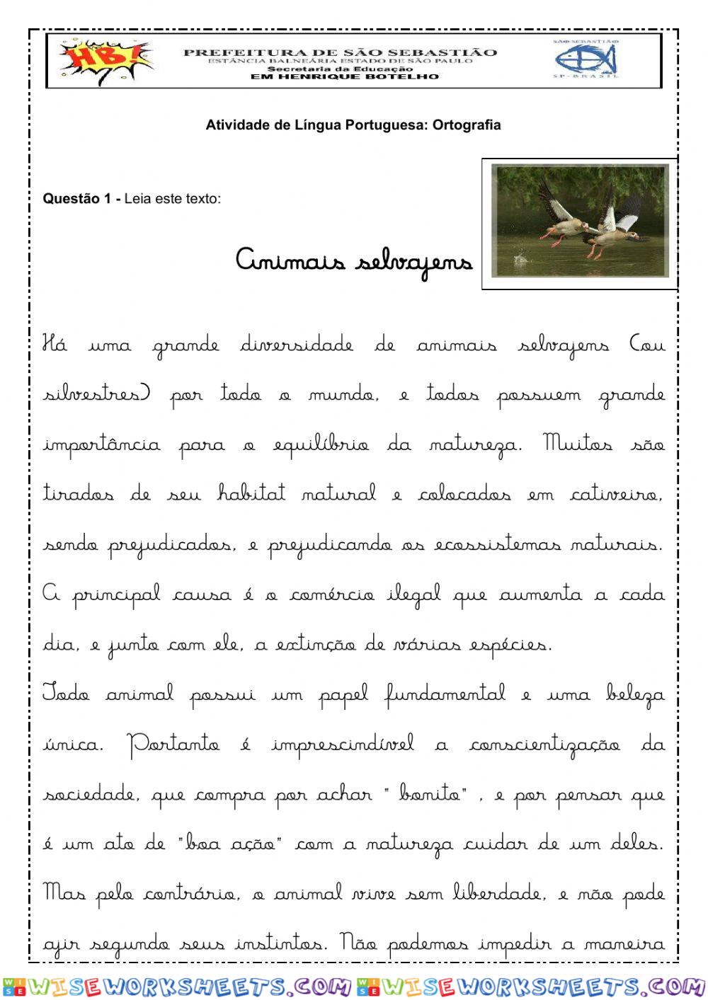 Ortografia G ou J 7º ano