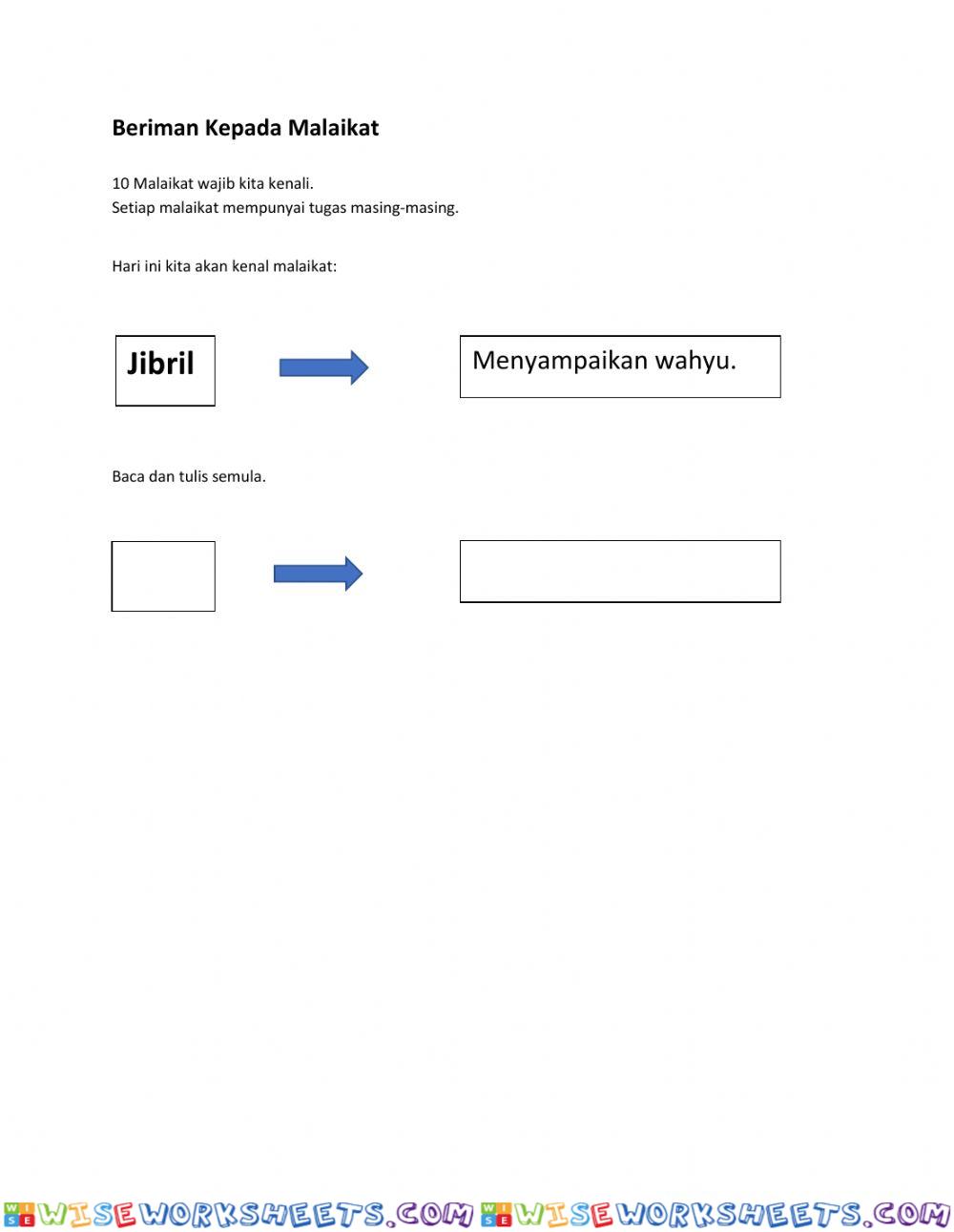 Beriman kepada malaikat