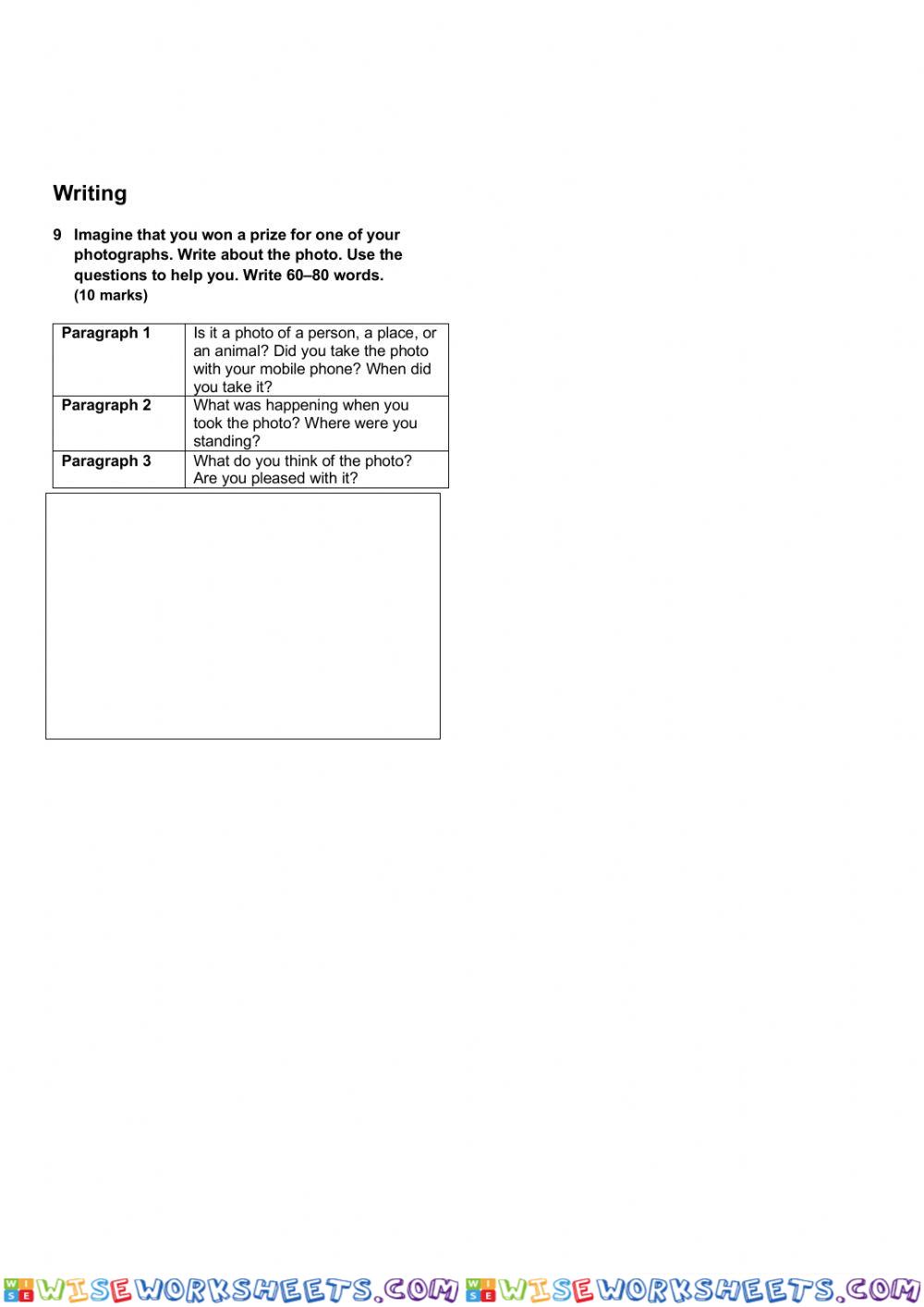 worksheet