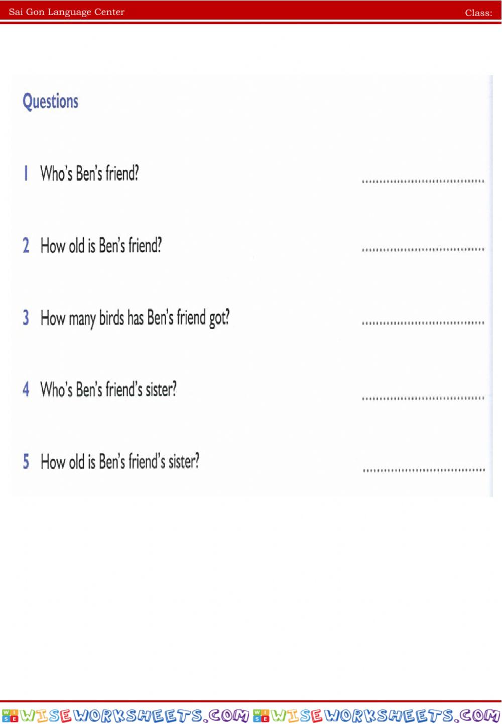 worksheet