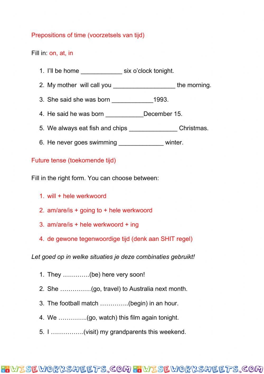 worksheet
