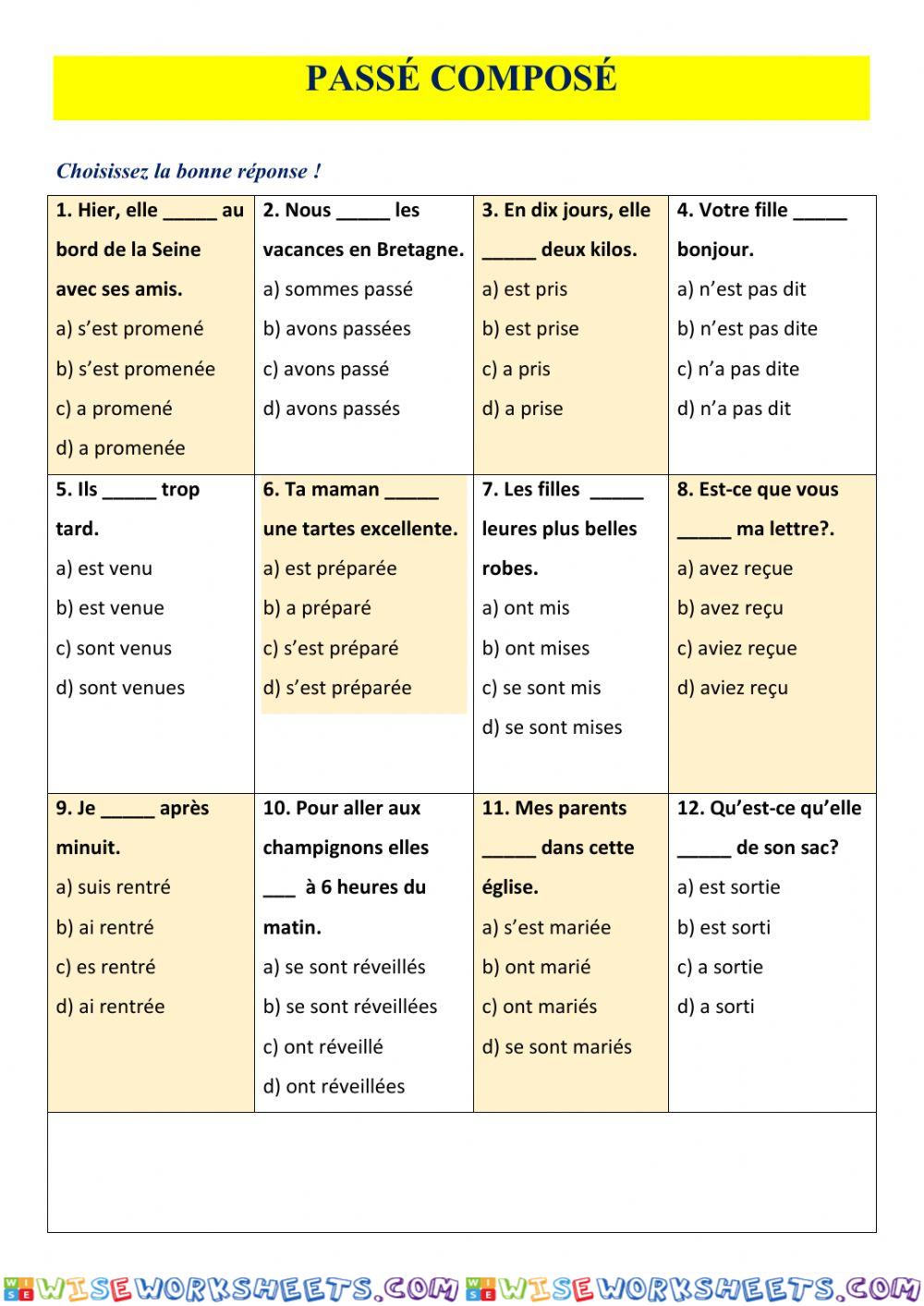 Passe compose