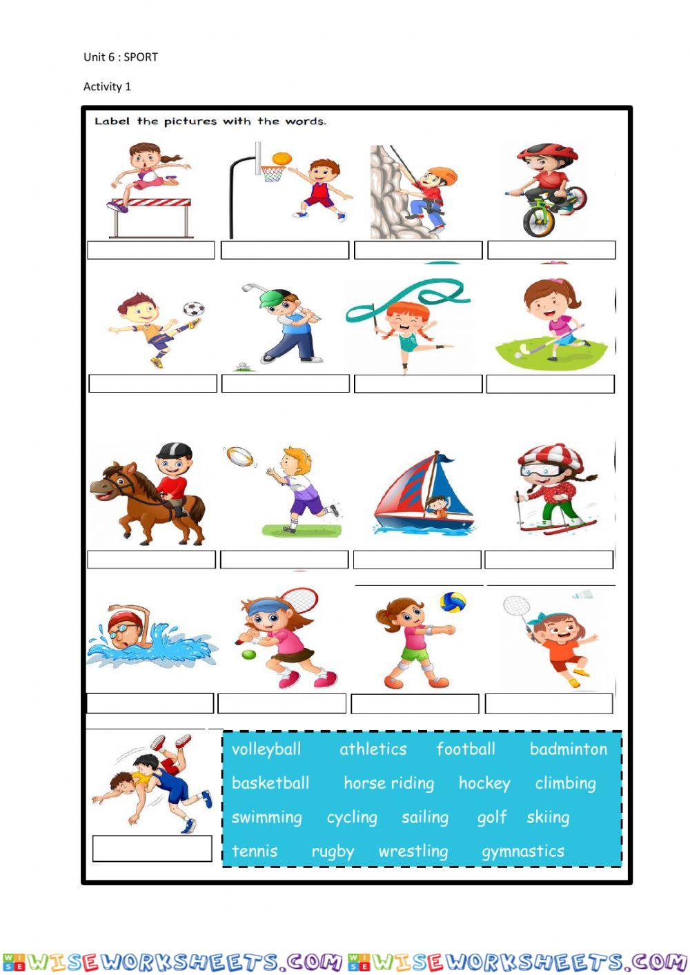 Identifying sports