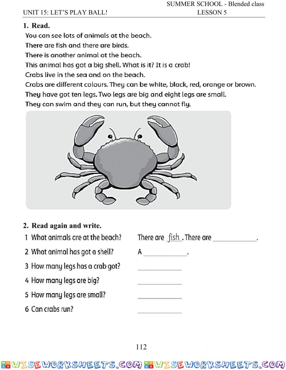 worksheet