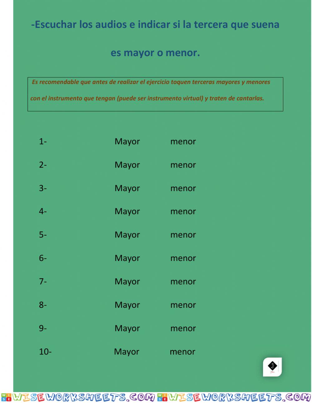 Mayor o menor?