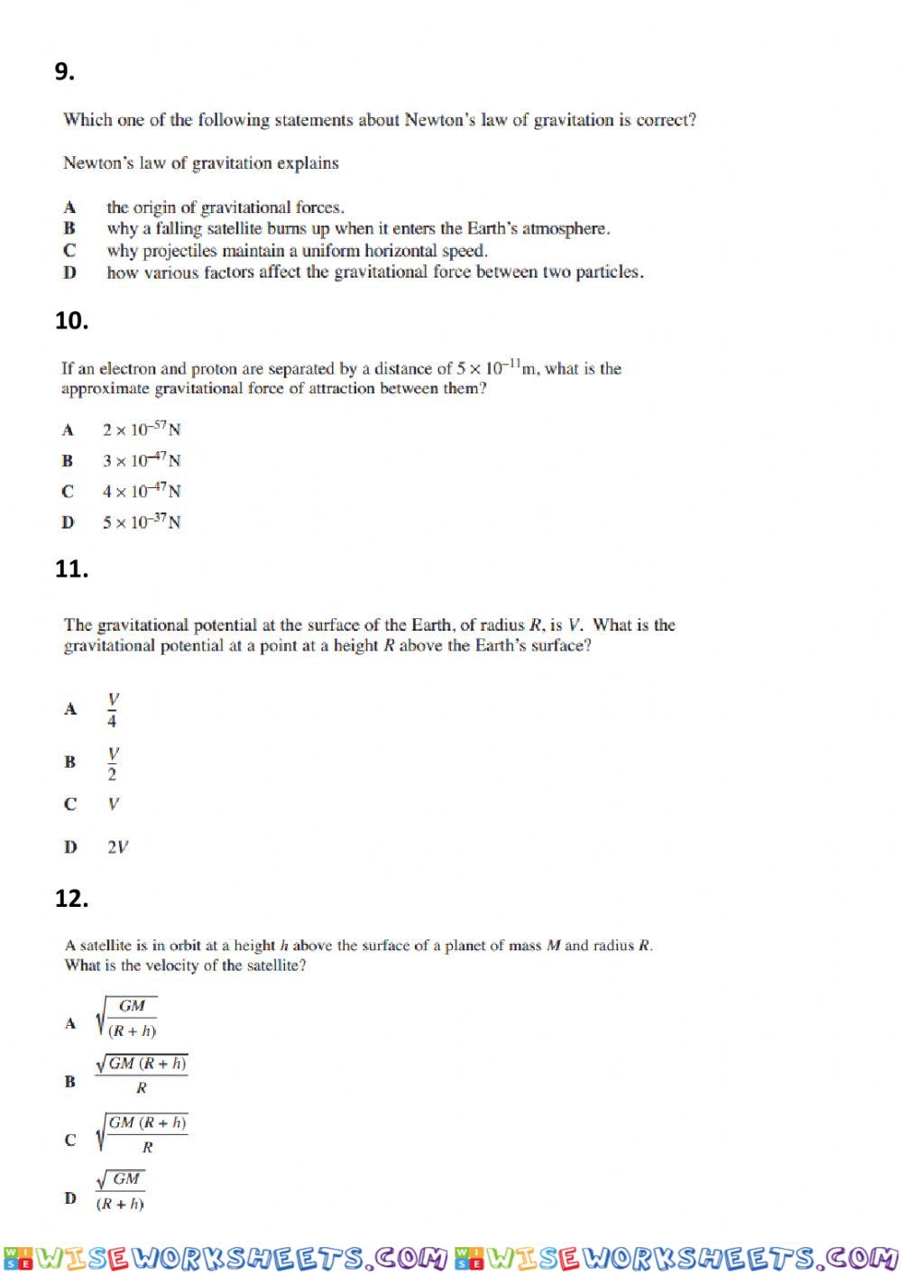 worksheet