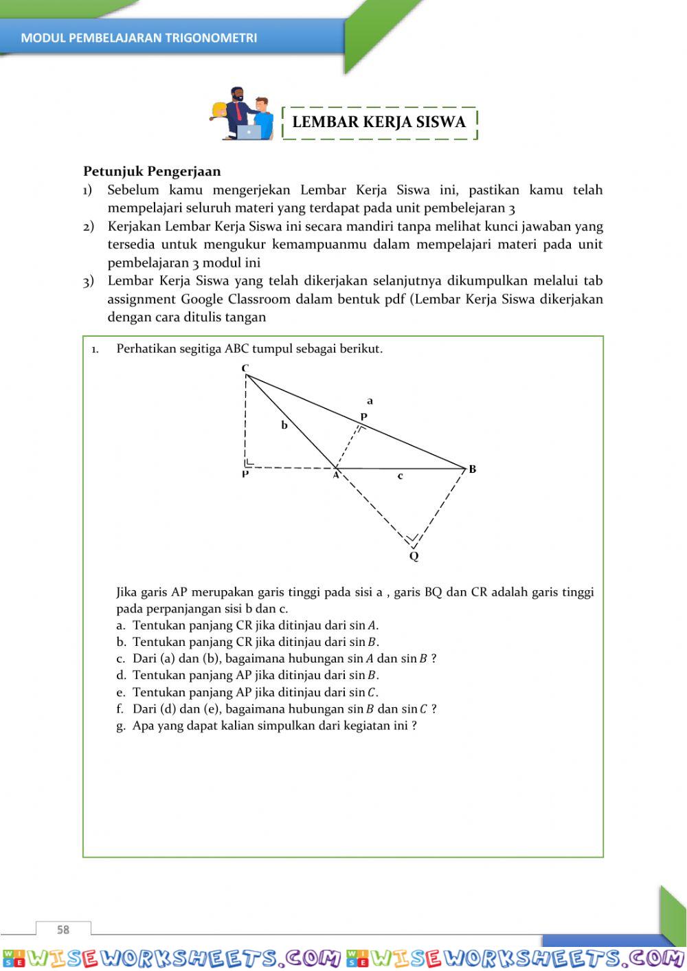 worksheet