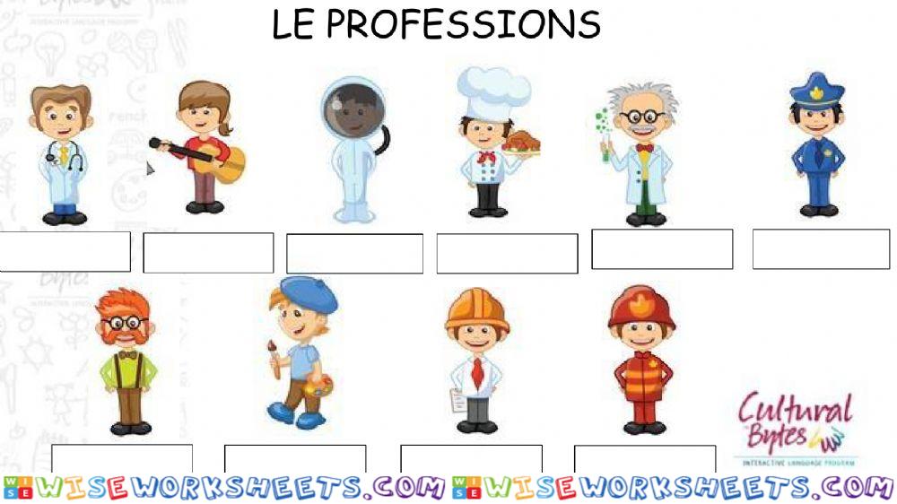 Les professions