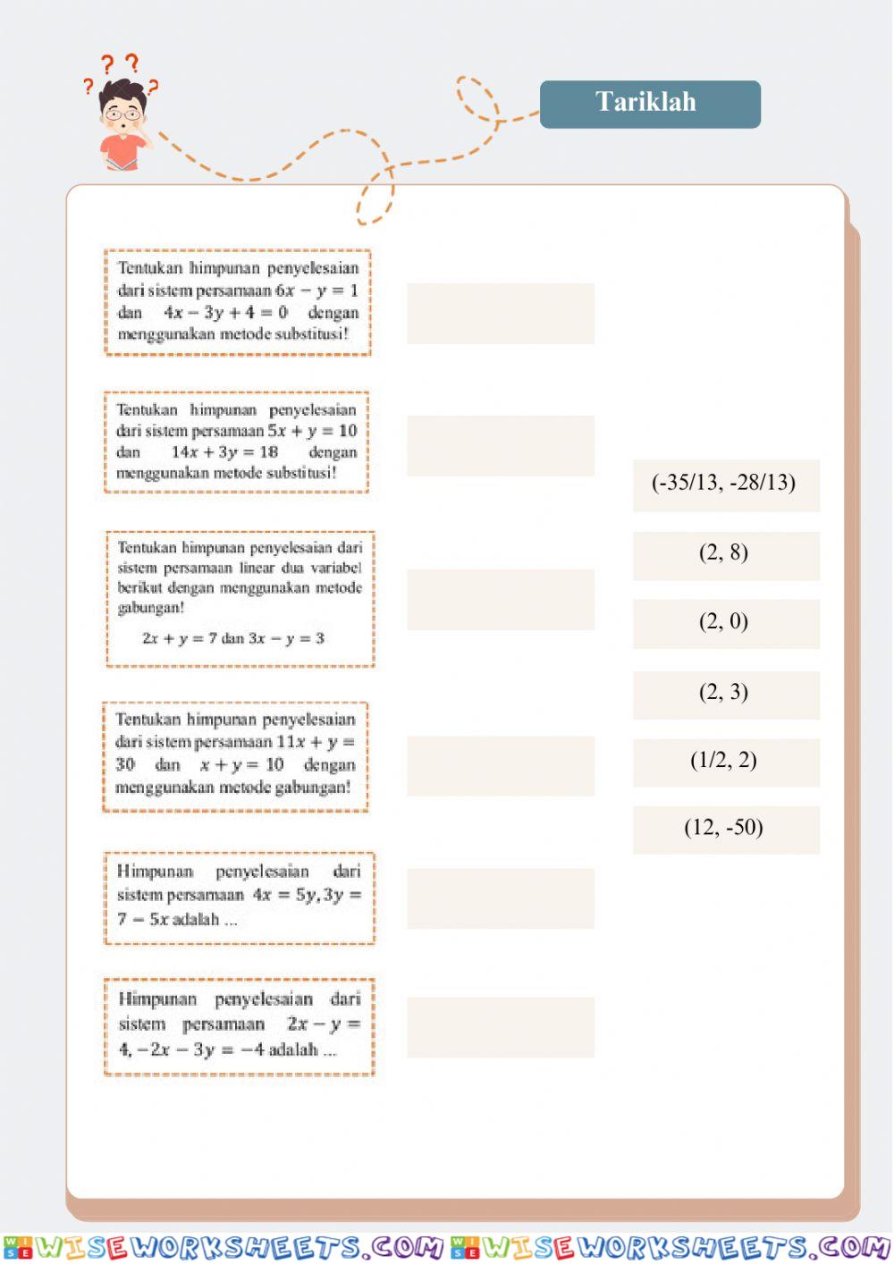 worksheet